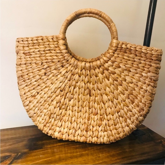 Handbags - SALE! Wicker Basket Purse Tote Bag Handbag